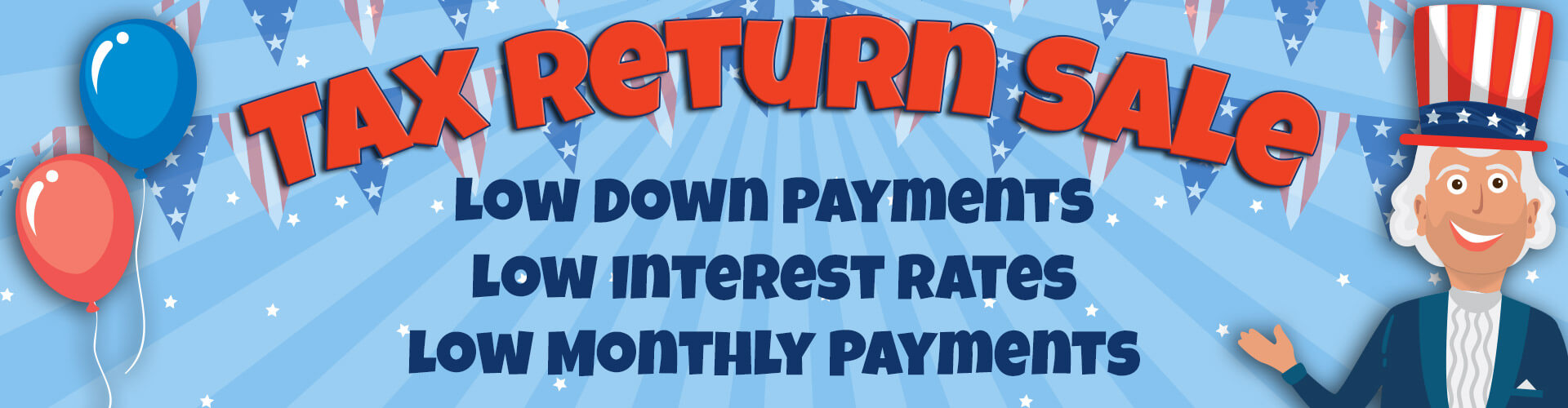 Tax Time Sales Event